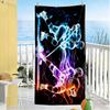 Hockey1 Beach Towel High Absorbency & Quick-Dry Comfortable Lightweight
