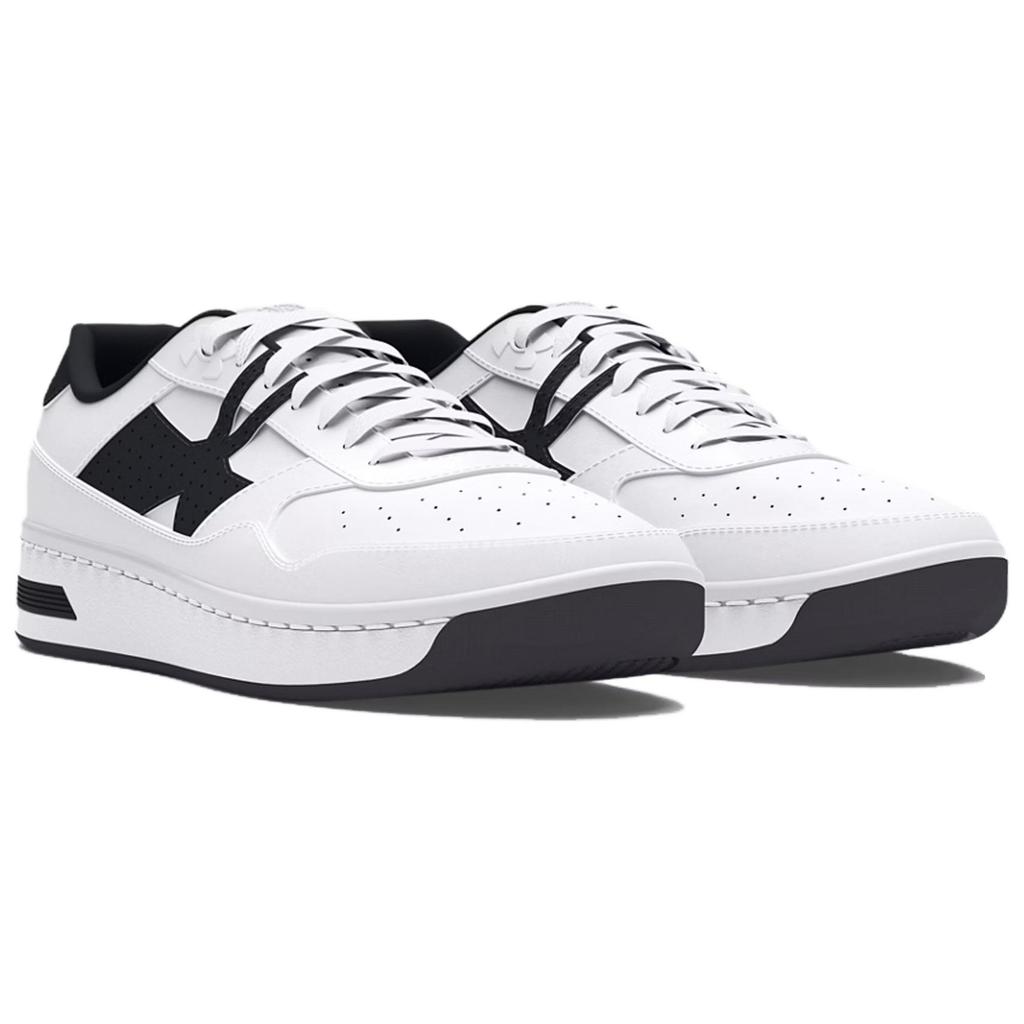 Under Armour UA Court 96 Устойчивые к истиранию Низкие Повседневные Кроссовки Мужские Белые 3028633-101