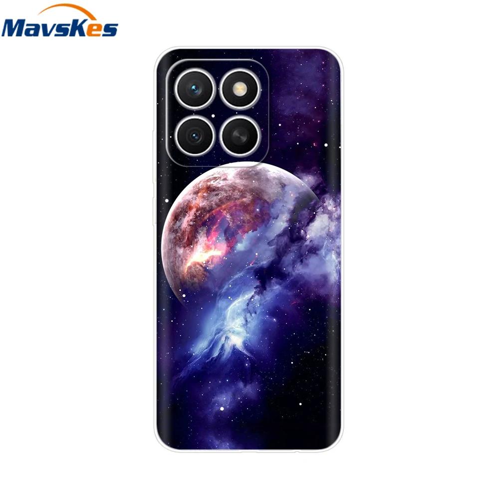 Чехол для Honor X8c HonorX8C 2025 Новая Мода Мультяшная Задняя Крышка Мягкий ТПУ Прозрачные Чехлы для Телефона Для Honor X8c Fundas Сумки Защитные