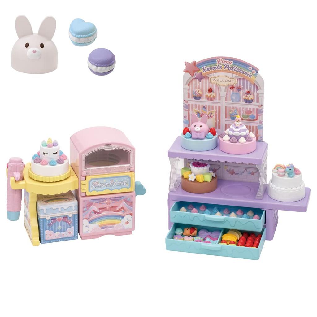 Takara Tomy Dream Deco Patissier Pom Pom Whip with Decoration Parts Doll Pretend Play Toy for Ages 3 and Meets Toy Safety ST Mark Licca TAKARA TOMY