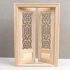 1:12 Dollhouse Miniature Double Screen Door - Unpainted