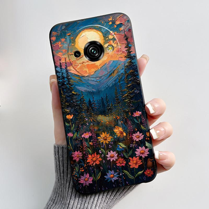 Для Oukitel C59 Чехол Oukitel C59 Pro Обложка Роскошный Милый Любовь Кролик Забавный Узор Черный ТПУ Мягкий Силикон Защитный Чехол для Телефона