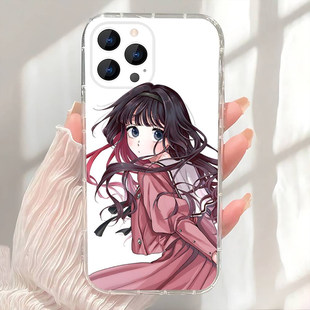 Чехол для телефона Kaoru Hana Wa Rin To Saku для iPhone 17,16,15,14,13,12,11 Pro,Max,Plus,X,XS,XR,SE4,E Mini Прозрачный Мягкий Чехол