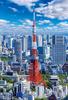 BEVERLY 300-Piece Jigsaw Puzzle, Tokyo Tower ~Blue Sky~ (26 X 38 Cm), Made In Japan, 300-092