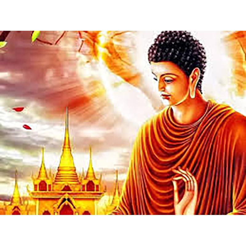 5D Diamond Painting Religion Full Round Buddha Statue Diamond Embroidery Cross Stitch Picture Of Rhinestone Home Decor