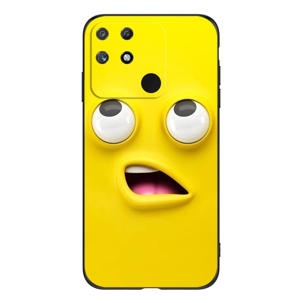 Для Realme Narzo 50A чехол 6,5 дюймов для OPPO Realme Narzo50A 50 A чехол RMX3430 чехол для телефона черный чехол из ТПУ милый забавный