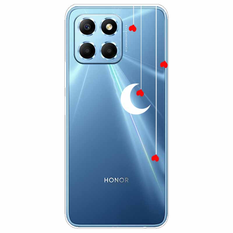 Чехол для Honor X6 HonorX6S Прозрачный Мягкий ТПУ силиконовый Чехол для телефона Для Huawei Honor X6S 2022 Чехол 6.5 Дюйма VNE-LX1 Прозрачный Funda