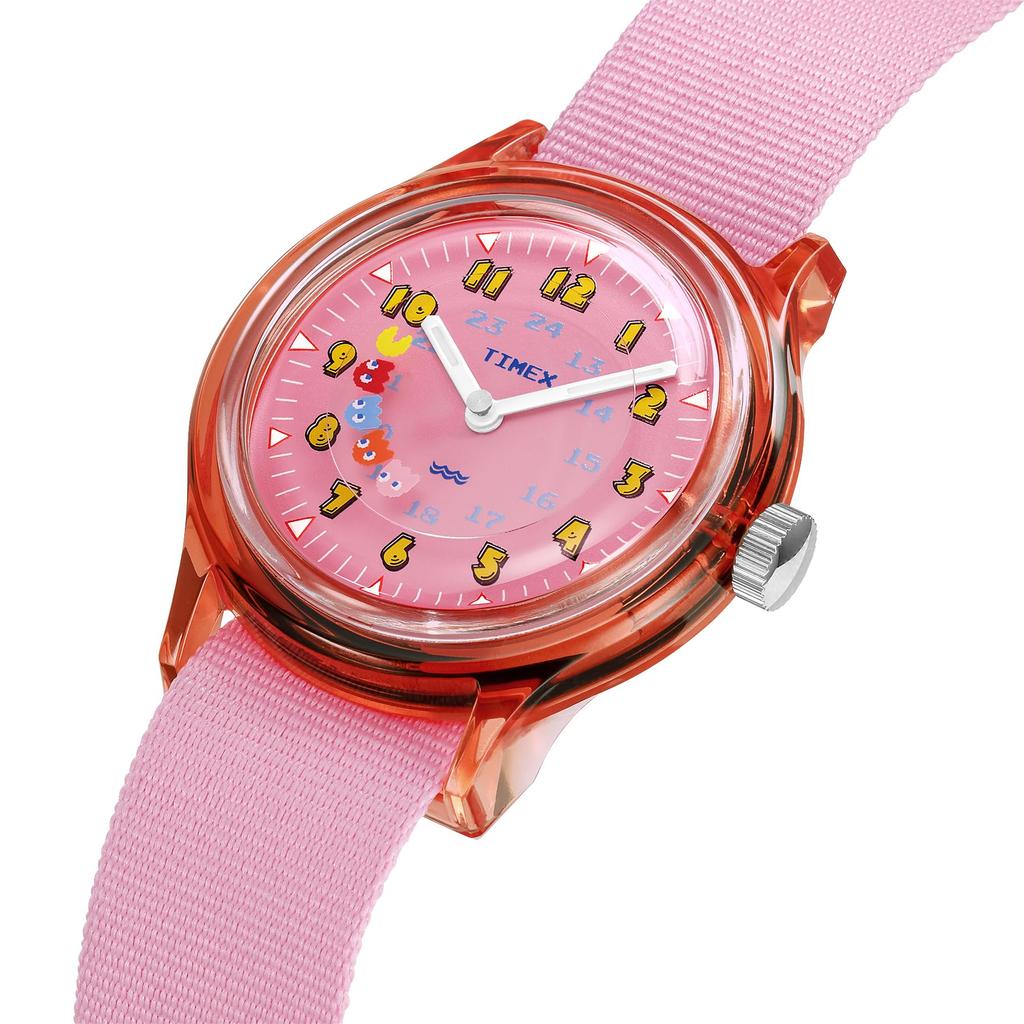 Часы PAC MAN Camper Pink Dial Resin Plastic Quartz 3 ATM Waterproof 36MM Watch TW2V93900 Pink [TIMEX] [Товар]