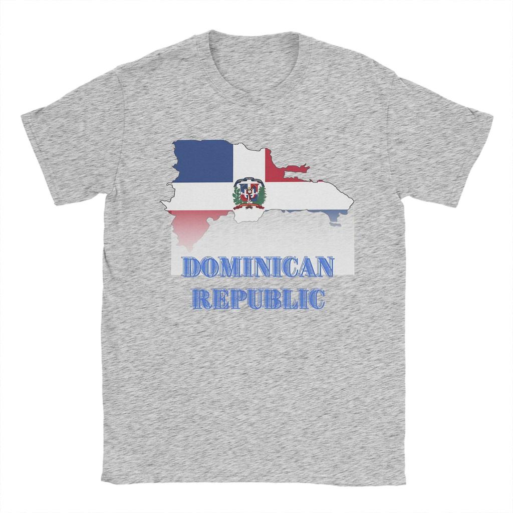 Vintage T Shirt Summer Dominican Republic Trending T Shirts  Cotton Tee Shirt for Couple Y2K Funny Wholesale Short Sleeve Tees