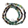 Natural Aventurine Black Onyx Labradorite Gemstone Beads Necklace 17" UB-5100 UB-5100