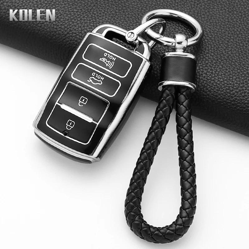 Модный чехол-брелок из ТПУ для автомобильного ключа Kia Cadenza K9 K7 K-04 Sorento K900 и нового K7, защитная оболочка-брелок, аксессуары, сумка