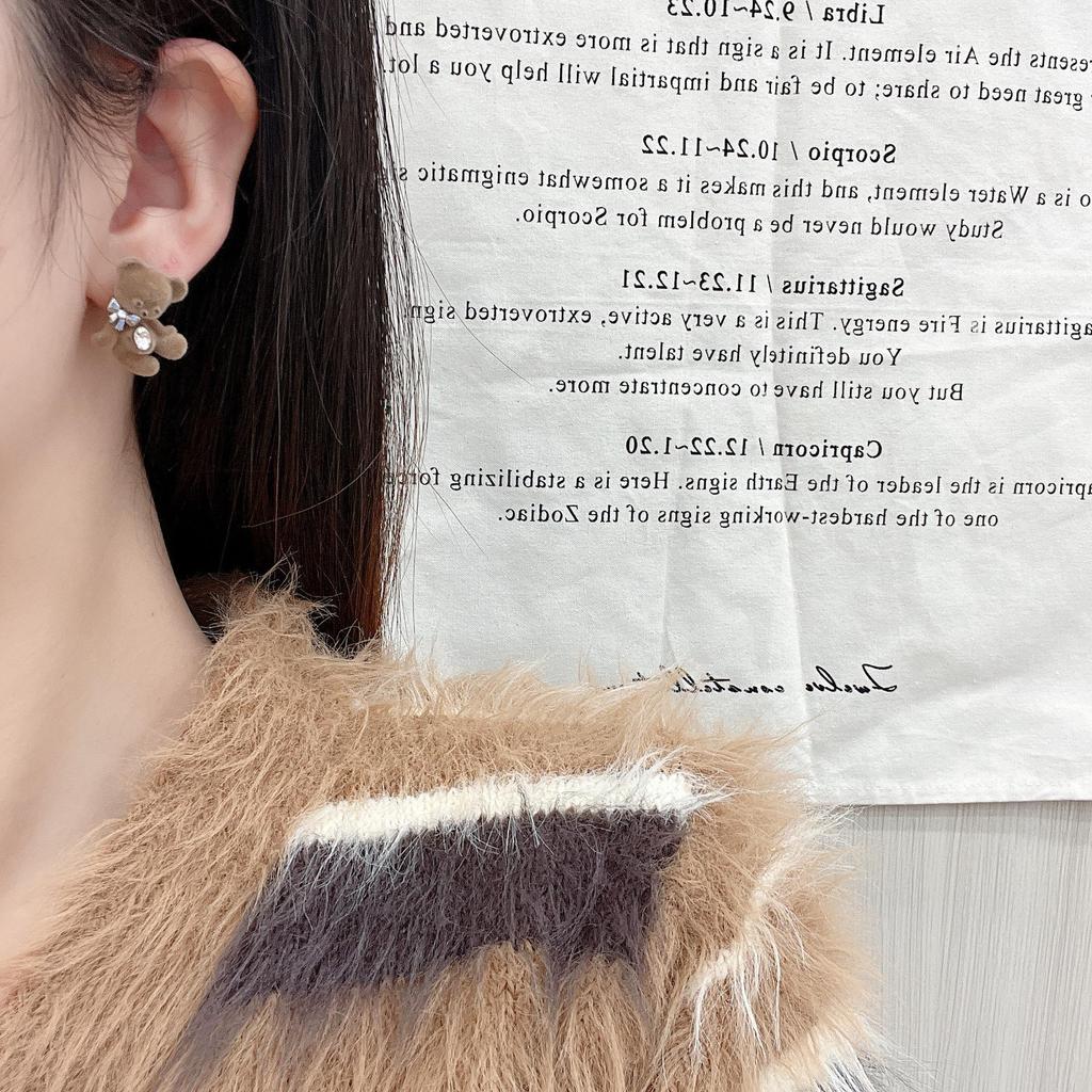 Ожерелье Hello Dongdaemun Bear Bow — милый зимний стиль из Южной Кореи