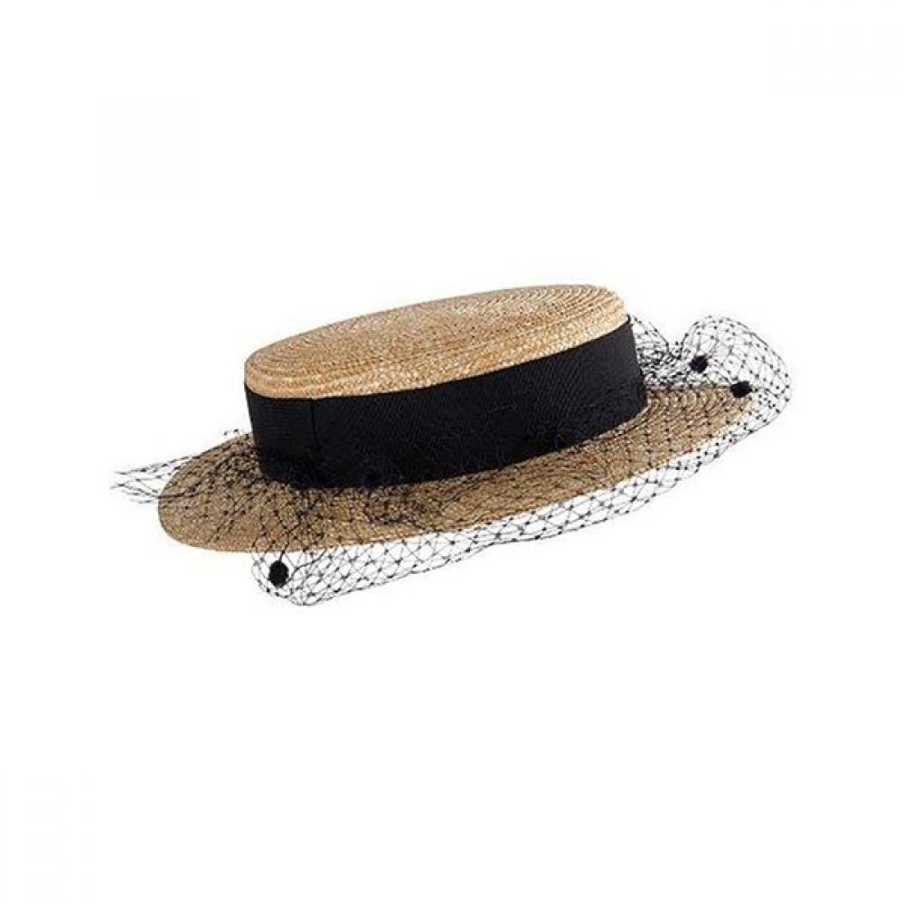 So Salt Bronte Veil Boater Hat Br2b113008