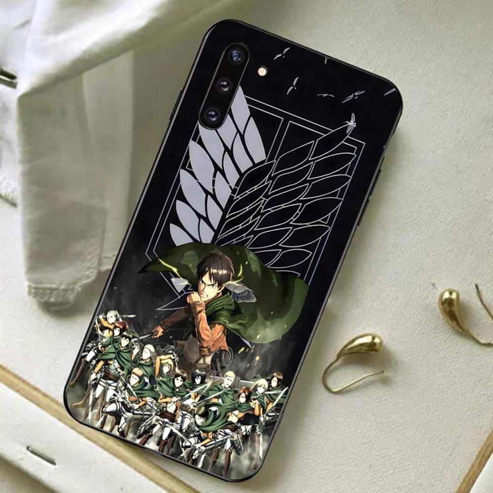 Hot Anime Attack On Titan Phone Case For Redmi Note 4 X 5 A 6 7 8 T 9 9S 10 11 11S 11Epro Poco M3 Pro