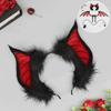 Handmade Bat Ear Headband Halloween Cosplay Gothic Vampire Costume Accessory