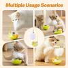 Tumbler Cat Toy Removable Stick Feather Scratching Ball Anti-Bite Turntable Interactive Toy Interesting Pet Supplies cat toys