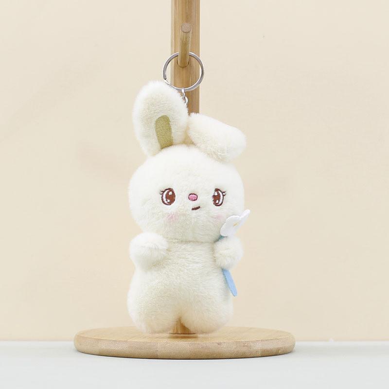 Adorable Rabbit Plush Pendant With Soft Pp Cotton For Handbag Decoration