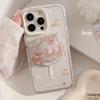 Cute Bear Stand Magnetic Attachment 15Promax Sweet IPhone16 Phone Case Suitable for 13 Shockproof 1211