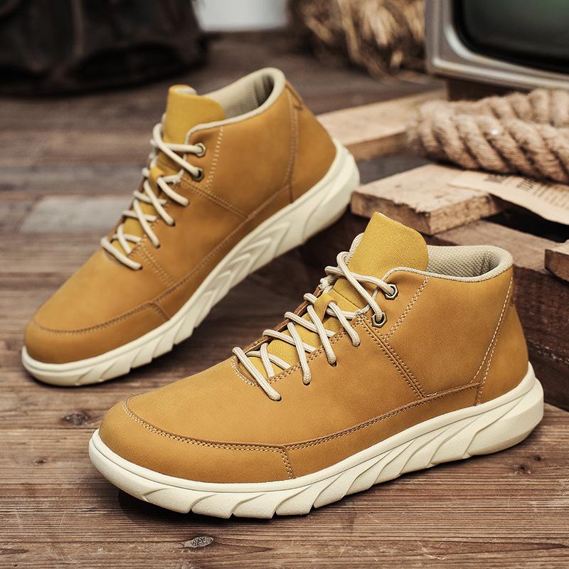Autumn New Shoes for Men Genuine Leather Casual Shoes Fashion Flat Sport Shoes Street Cool Sneaker