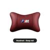 PU Leather Car Seat Headrest Lumbar Support Cushion Interior For BMW M3 M4 M5 G42 G30 G20 E39 E36 E87 E53 F44 F07 F34 G15 G16