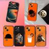 Чехол для телефона C-Clockwork O-Orange для iPhone 17,16,15,14,13,12,11,Pro,XS,Max,XR,Plus,E,SE4,Mini Черный Мягкий Чехол