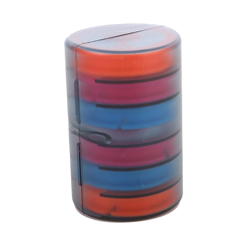 Creative Colorful Mainline Box Silicone Fishing Line Spools Mainline Box Double Rainbow Large Spools Box
