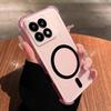 Магнитное кольцо DIY Желейный чехол для Xiaomi 15T 14T Pro Защита от падения с воздушными подушками по углам