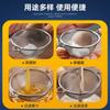 1pc 304 Stainless Steel Mesh Filter Spoon with Wooden Handle Flour Filter Spoon Household Kitchen Fried Food Filter Oil