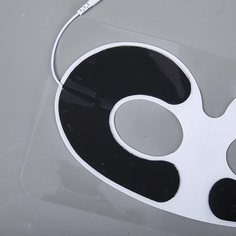 Нетканый самоклеящийся чехол для маски для глаз Ems Tens, электродная накладка для электронного массажера с импульсной терапией и отверстием для штекера