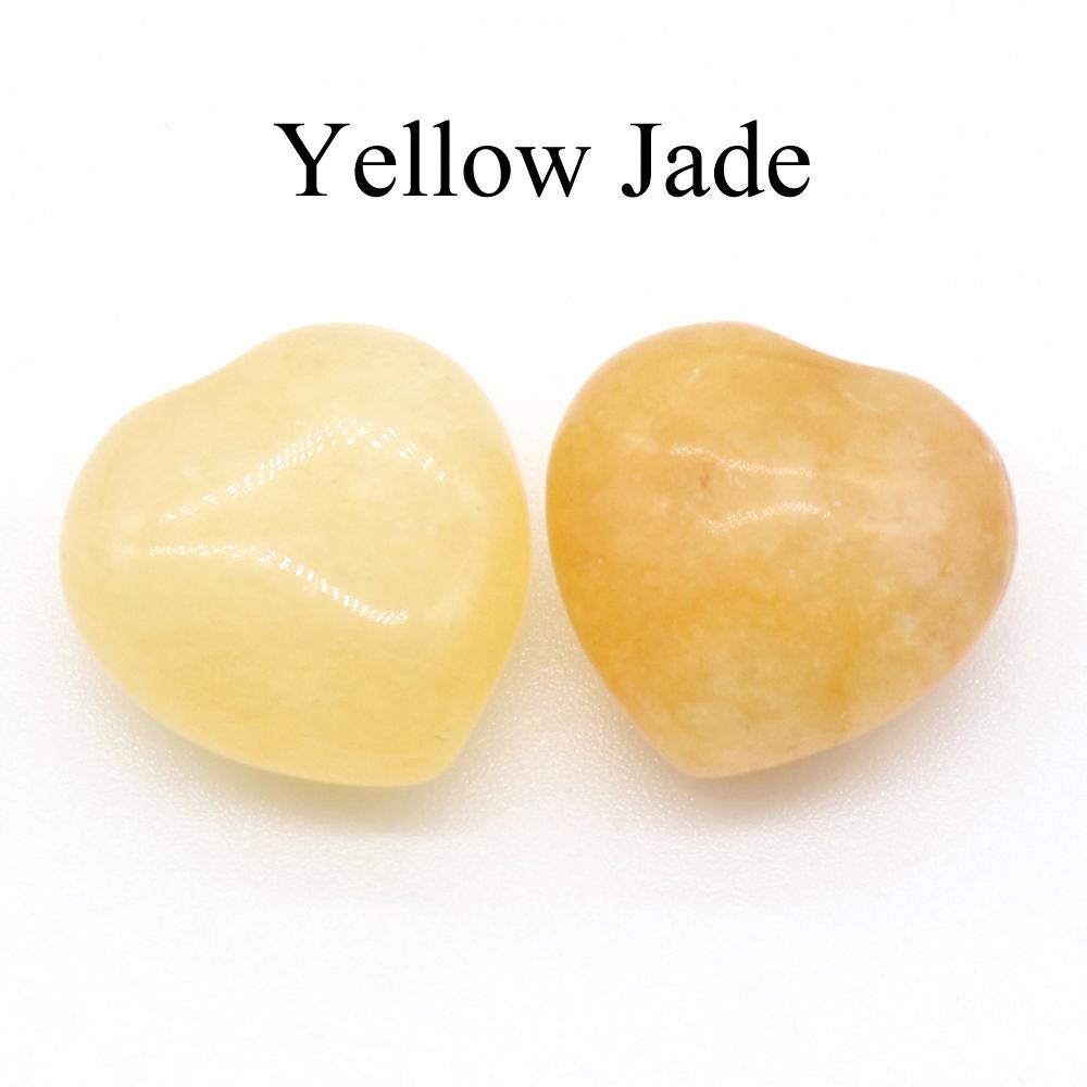 2 шт. Мини-энергетический натуральный камень, украшение в виде сердца, рейки-исцеляющий кристалл, агат, содалит, аметист, нефрит, драгоценный камень, домашний декор, ювелирные изделия, подарки 15 мм