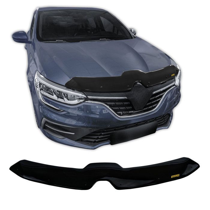 SCOUTT | Bra Capot Déflecteur Protection Pour Renault Megane 4 Depuis 2020 Facelift, Aérodynamique, Assemblage Facile