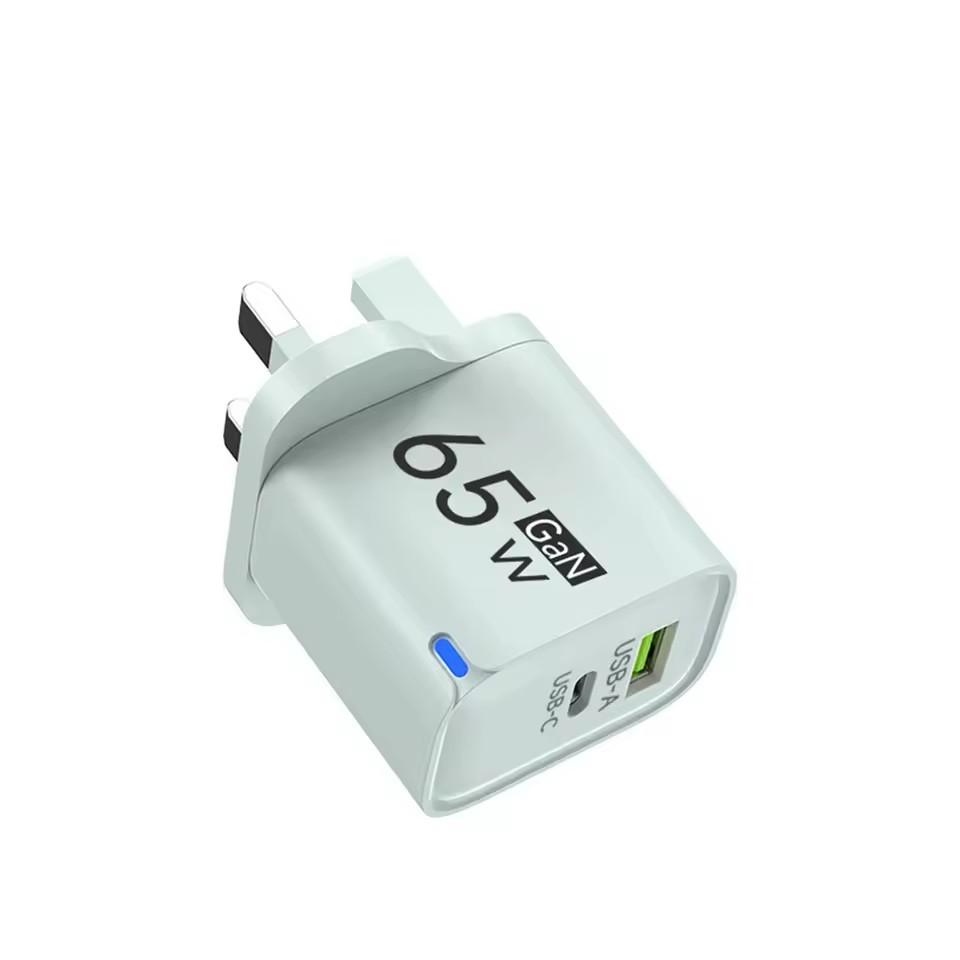 USB 65 Вт Быстрая зарядка Зарядное устройство Type C Высокоскоростная зарядка Адаптер питания для настенной розетки для мобильного телефона Для iPhone Honor Xiaomi Huawei Samsung Oneplus