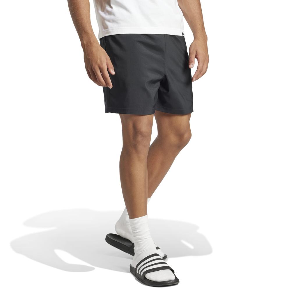 Шорты Adidas Essentials SL Woven, Размер L, Мужские KRG19, Черный/Белый (JF1117),