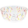 Takasaka International Japan Moomin Glass Salad X Simple Bowl, Bowl, 11.5cm 5.2cm Diameter, KUTSUATO, Clear, MM-G36-006