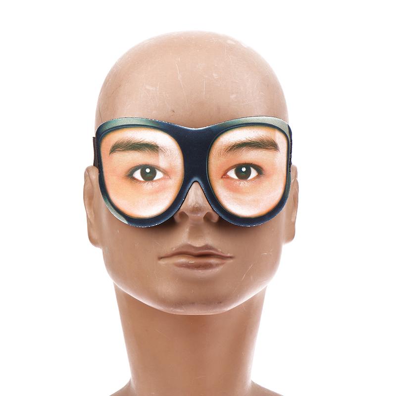 Смешная 3D маска для сна с открытыми глазами, наглазник, 3D пародийный стереоскопический наглазник для сна, мягкая дорожная повязка, креативный наглазник, средство для сна