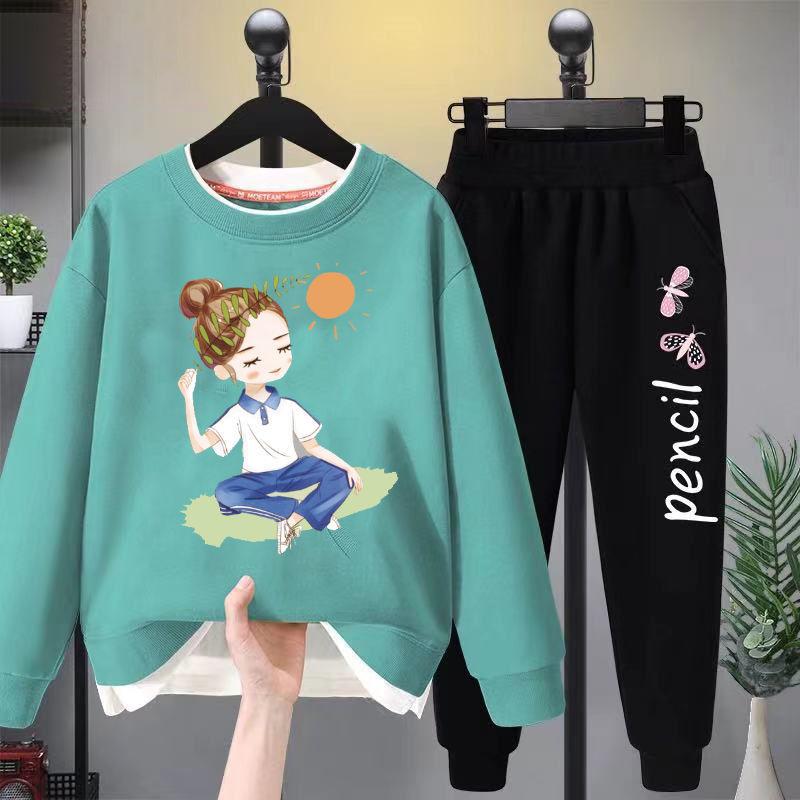 Детский костюм Модный свитер из двух частей