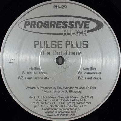 12-дюймовая пластинка PULSE PLUS - Это где-то там PH29 Прогрессивный Хай 1997 США Танцевальная и Электронная Б/У