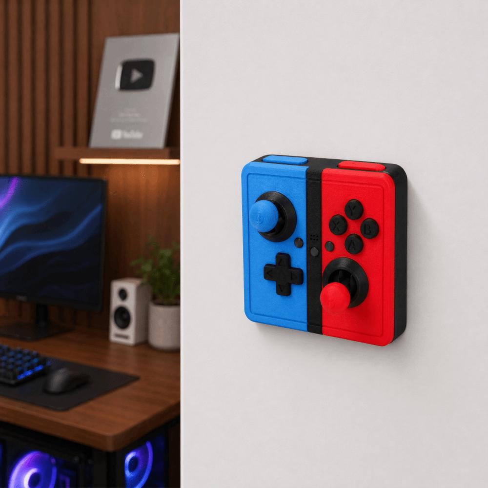 3D Printed Joystick Switch Stickers Retro Arcade Games Switch Frame Cover Home Decoration