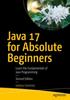 Книга Java 17 for Absolute Beginners : Learn the Fundamentals of Java Programming