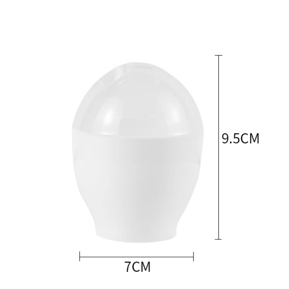 2pcs Heat Safe Microwave Egg Cooker Plastic Egg Boiler Poratble Steamed Egg Cup Kids