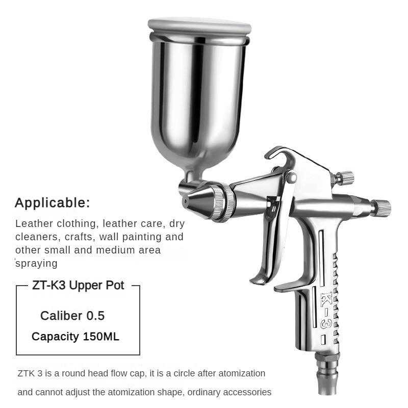 Пневматический краскопульт для латексной краски, автомобильный, мебельный, ремонтный пистолет для верхнего покрытия, распылитель из нержавеющей стали с высокой степенью распыления