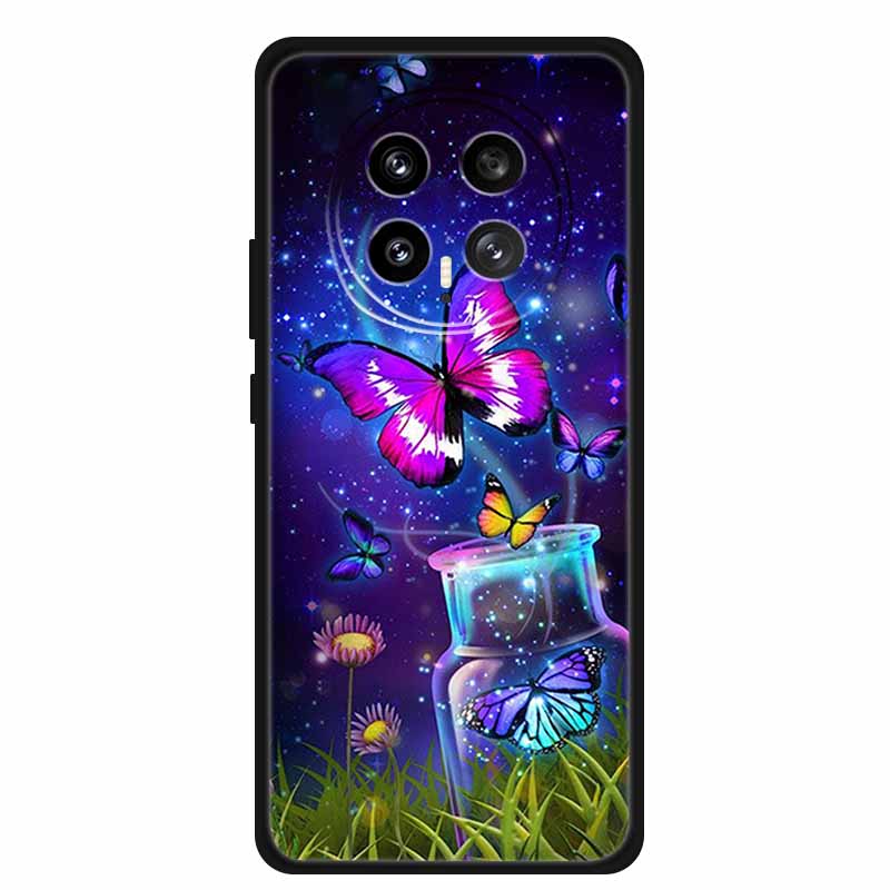 Чехол для телефона Honor Magic8 5G 2025 6,58" Тигр Лев Кошки Мягкий ТПУ Черная Силиконовая Задняя Крышка Для Honor Magic 8 Fundas Ударопрочный