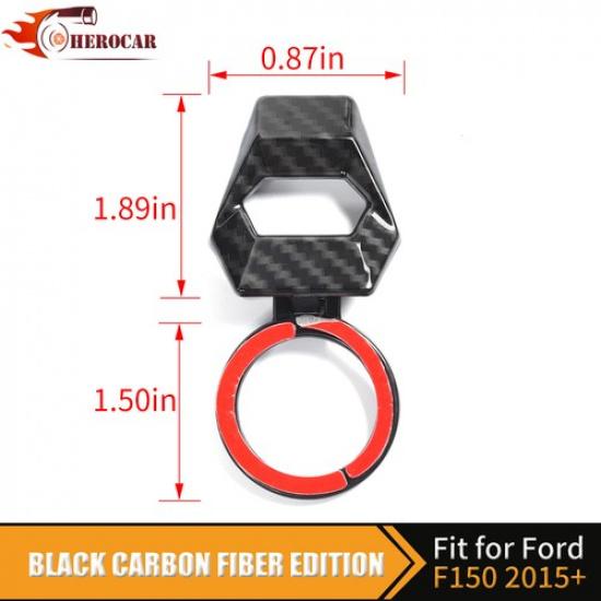 Carbon Fiber Engine Start Stop Button Cover For Ford F150 2015+/Bronco -2024