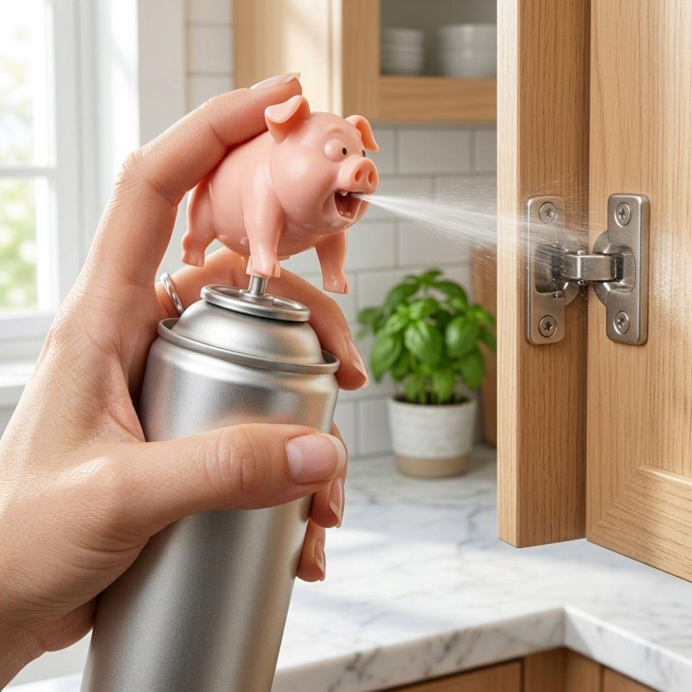 3D Printed Pig Spray Can Nozzle Cartoon Pig Aerosol Nozzle For Handheld Compatible