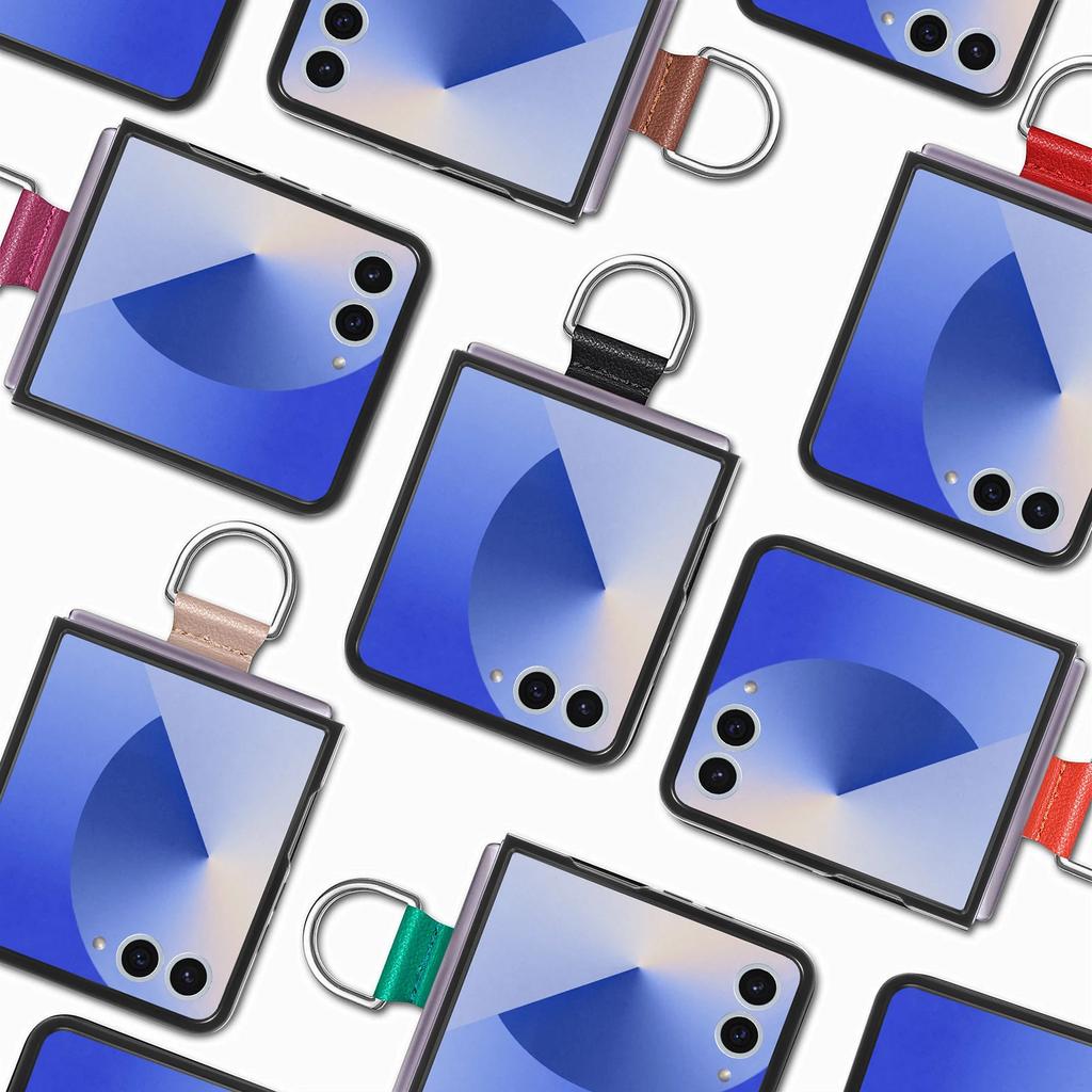 Портативный чехол-подставка с кольцом для Samsung Galaxy Z Flip7 5G Flip 7 Flip6 Flip5 Flip4 Flip 6 5 4 3 2 1 Flip3 Flip2