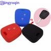 Jingyuqin 2 Buttons Silicone Remote Key Cover For Citroen C1 C2 C3 Pluriel C4 C5 C8 Xsara Picasso For Peugeot 206 307 207 408