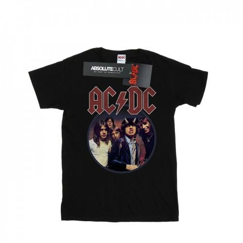 AC/DC Mens Highway To Hell Circle T-Shirt