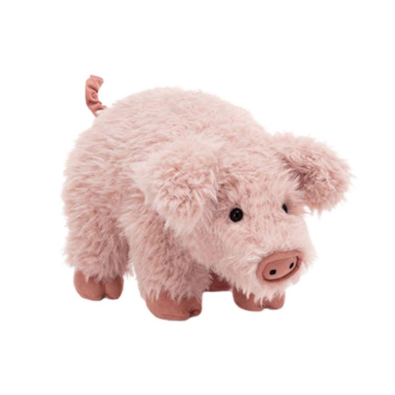 Jellycat Серия Домашние Животные SUPER SOFTIES Коли Фи Поросенок Милая Розовая Кукла Плюшевая Фигурка Высота 24 см