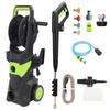 High Pressure Washer 100BAR 5.6Lmin with 32FT Hose 4 Nozzles Electric Car Washer for Fence Patio