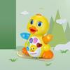 Игрушки для обучения лазанию для малышей 1 шт., большая желтая утка, универсальная, со звуком и светом для ходьбы, музыка, детские игрушки для раннего развития